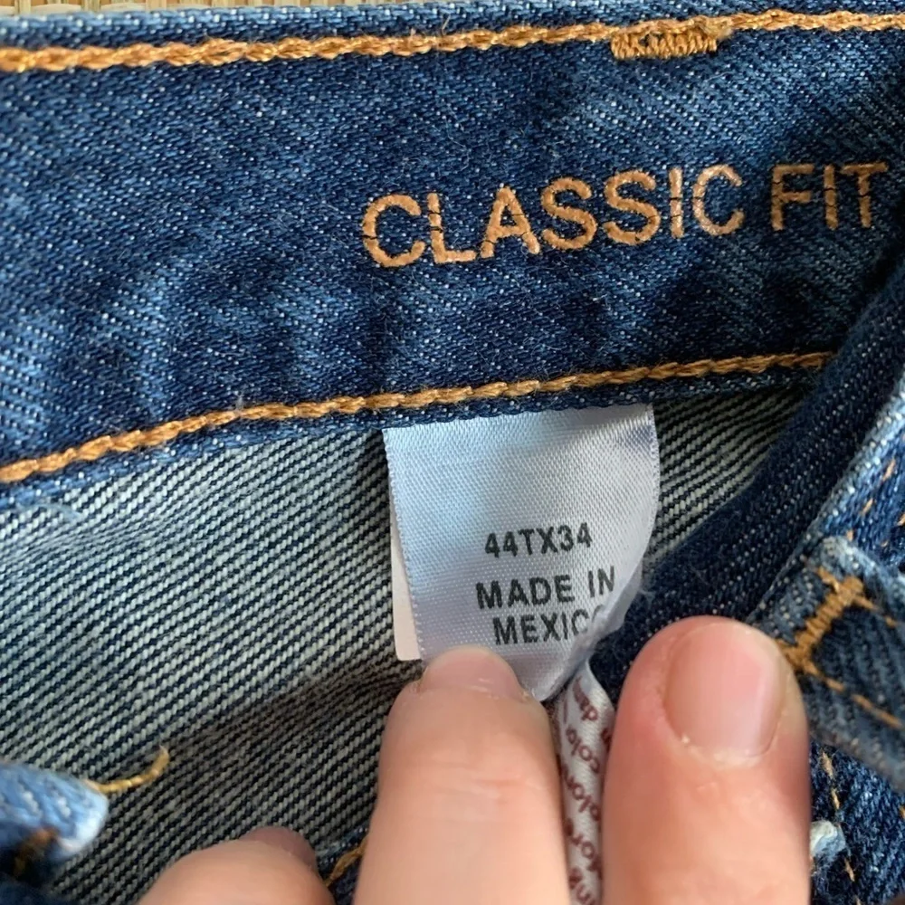 Eddie Bauer Jeans Denim Bottom Pants Men’s Size Big Tall Size 44TX34